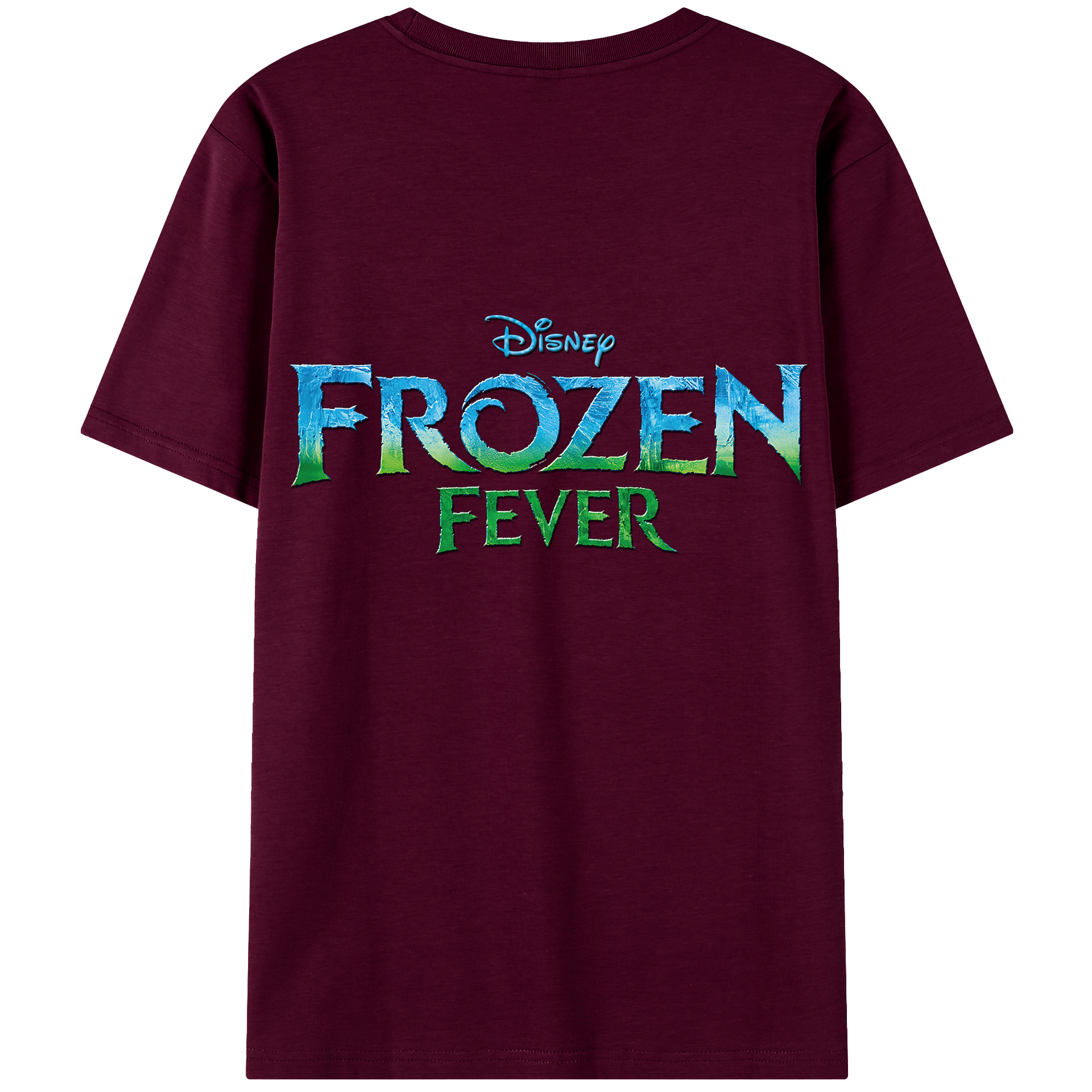 （画像用） アナと雪の女王 アンナ エルサ Frozen Anna Elsa レディース半袖Tシャツ(バックプリント)